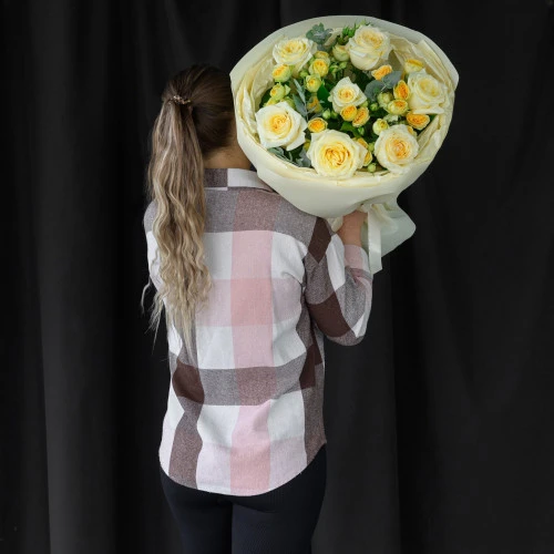 Букет "Осенний уют" 1026 фото 2
